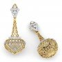 Grove Creel Diamond Jhumkas