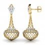 Grove Creel Diamond Jhumkas