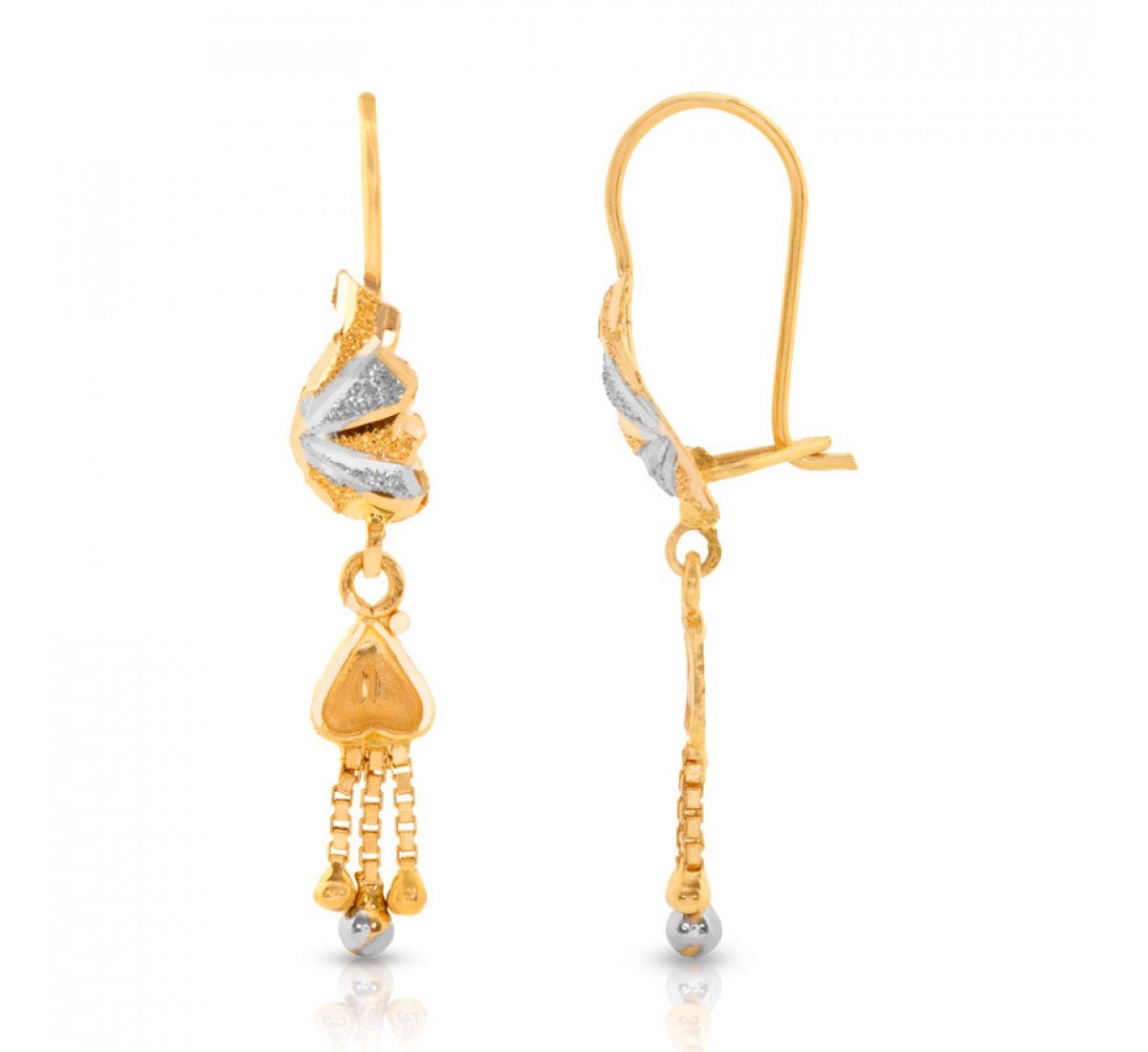 Sway Dual Gold Jhumkas