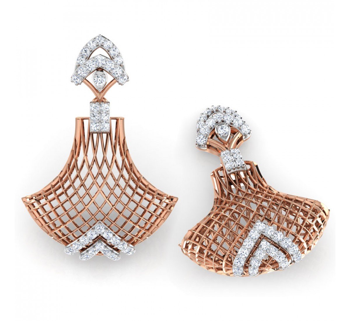 Shreyasi Inlay Diamond Jhumkas