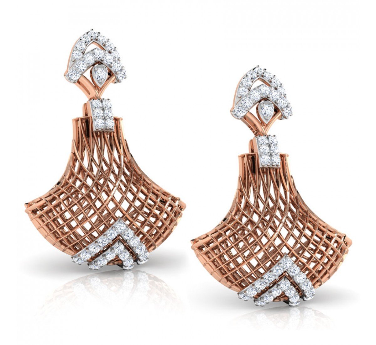 Shreyasi Inlay Diamond Jhumkas