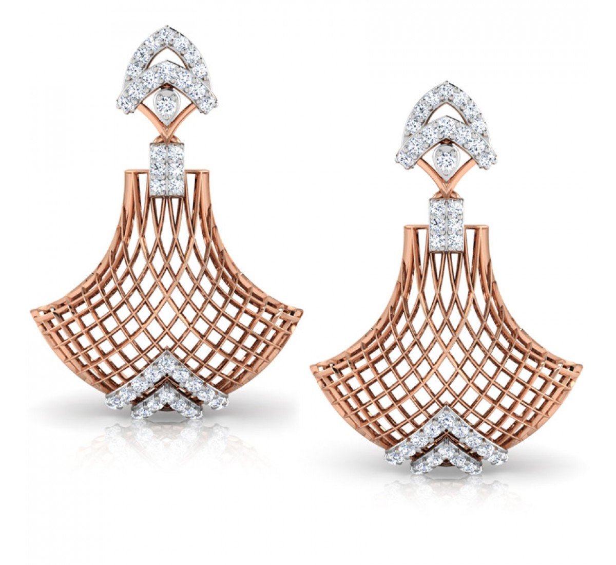 Shreyasi Inlay Diamond Jhumkas