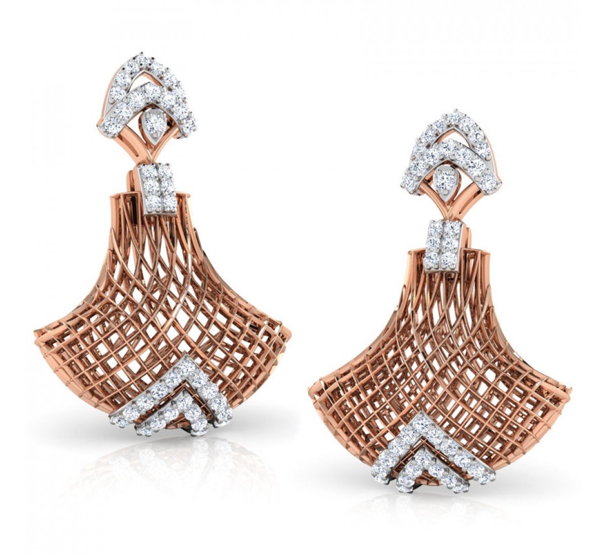 Shreyasi Inlay Diamond Jhumkas