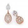 Crest Diamond Jhumkas