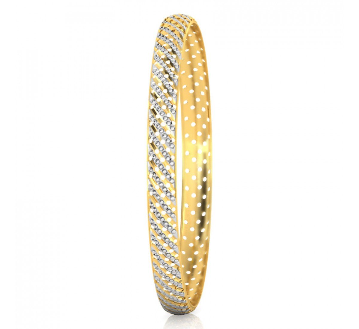 Splendid Twill Gold Bangles