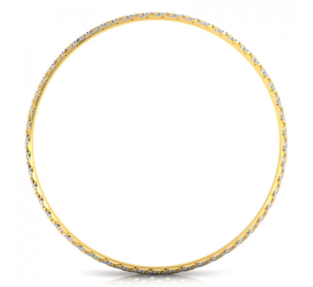 Splendid Twill Gold Bangles