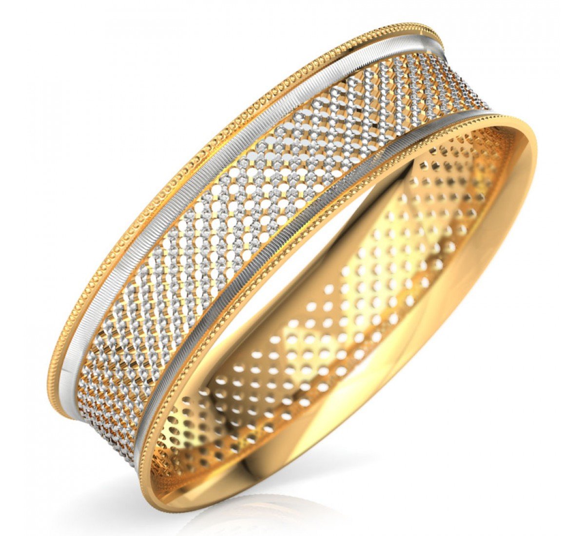 Teardrop Alta Style Gold Bangles