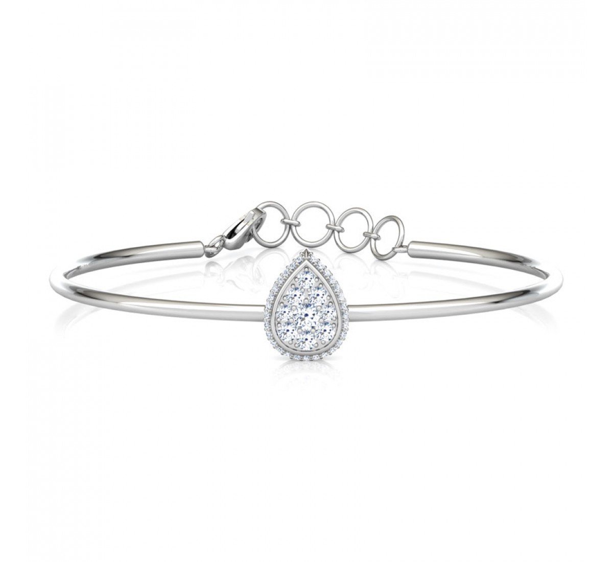 Twisted Trellis Diamond Bracelet