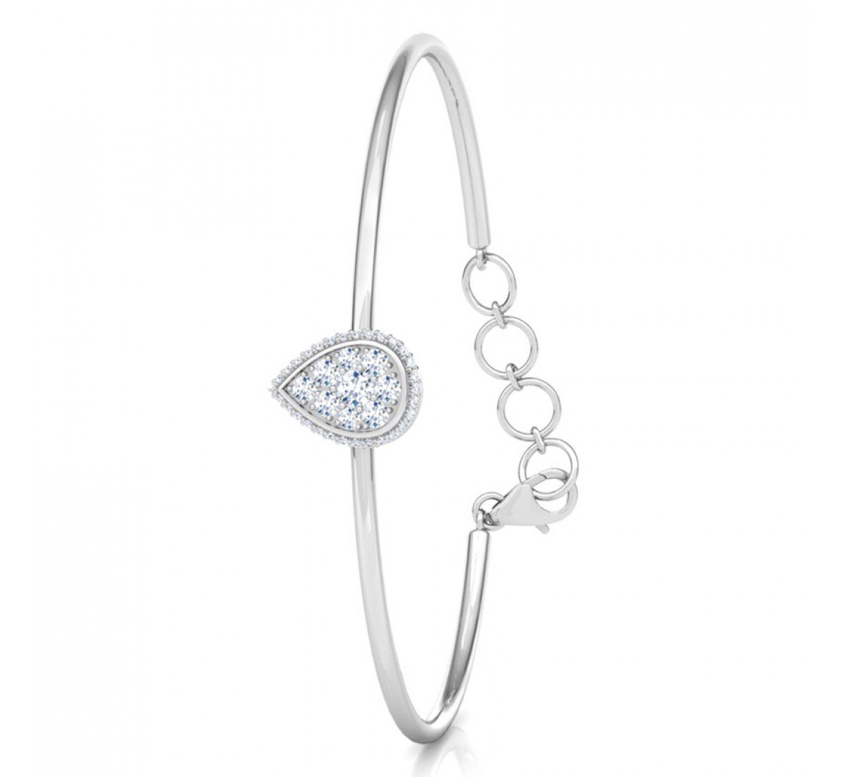 Twisted Trellis Diamond Bracelet