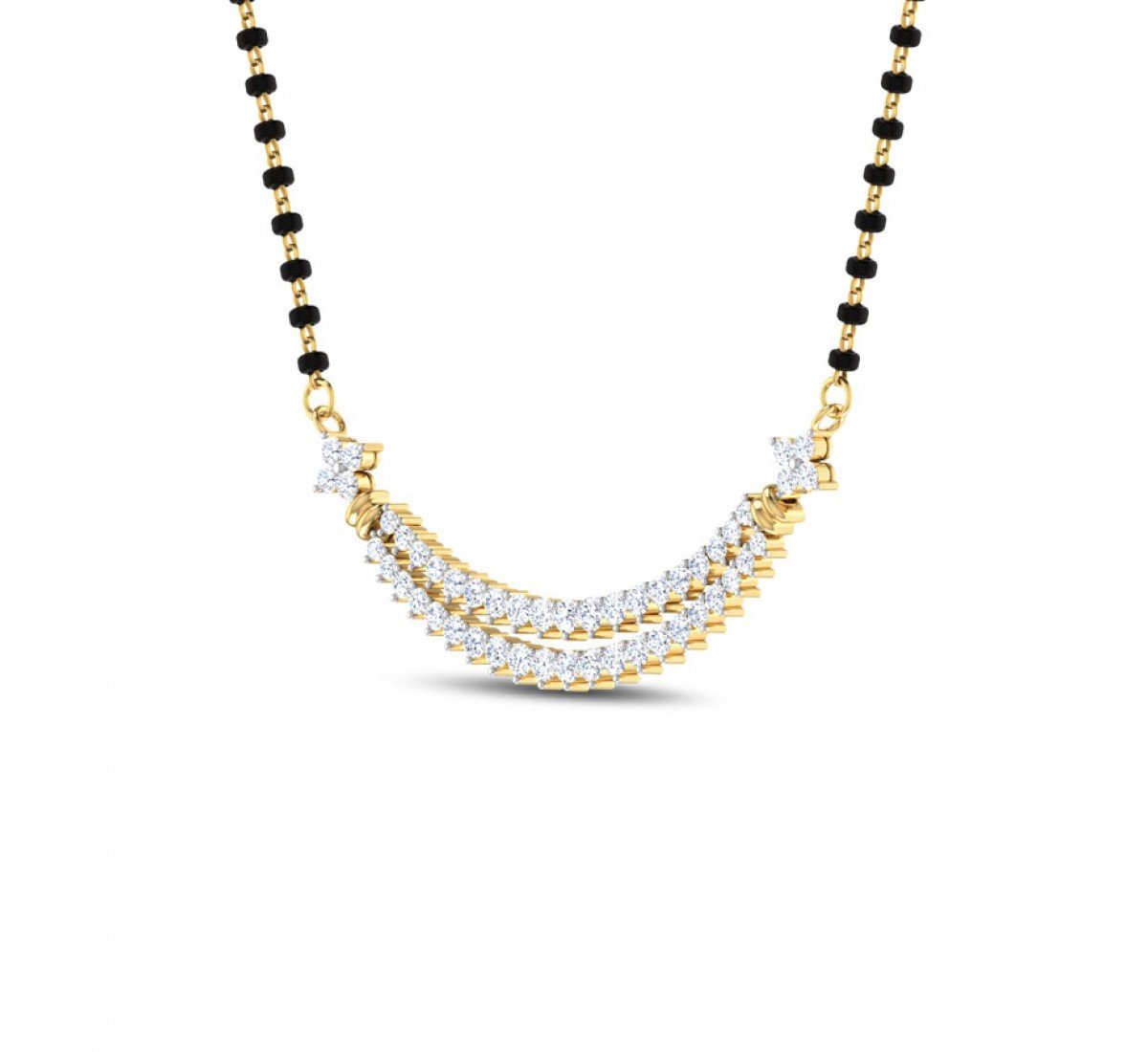 Blossara Diamond Mangalsutra