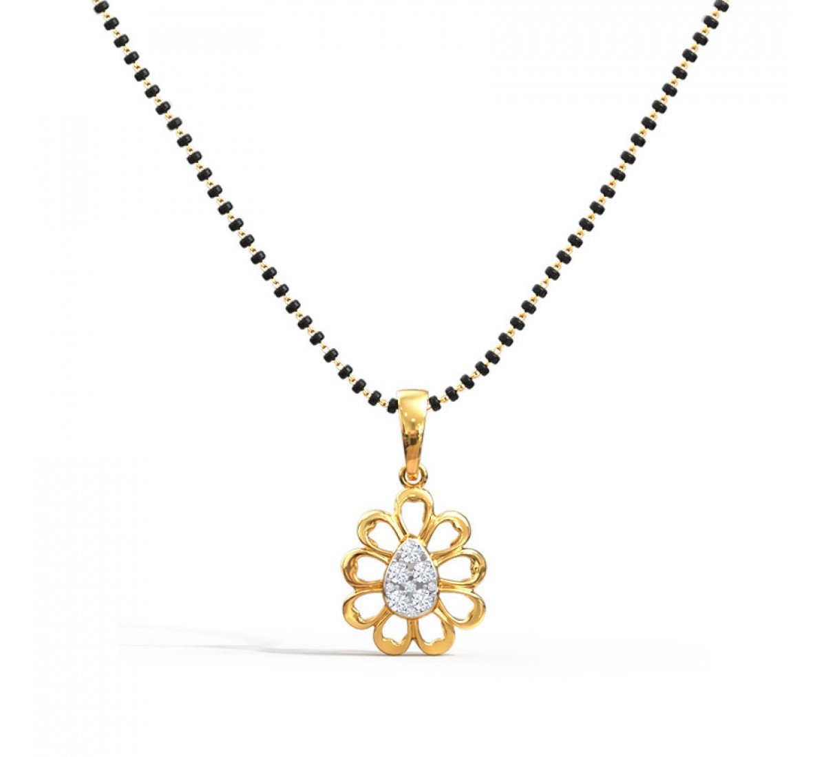 Wavelength Diamond Mangalsutra