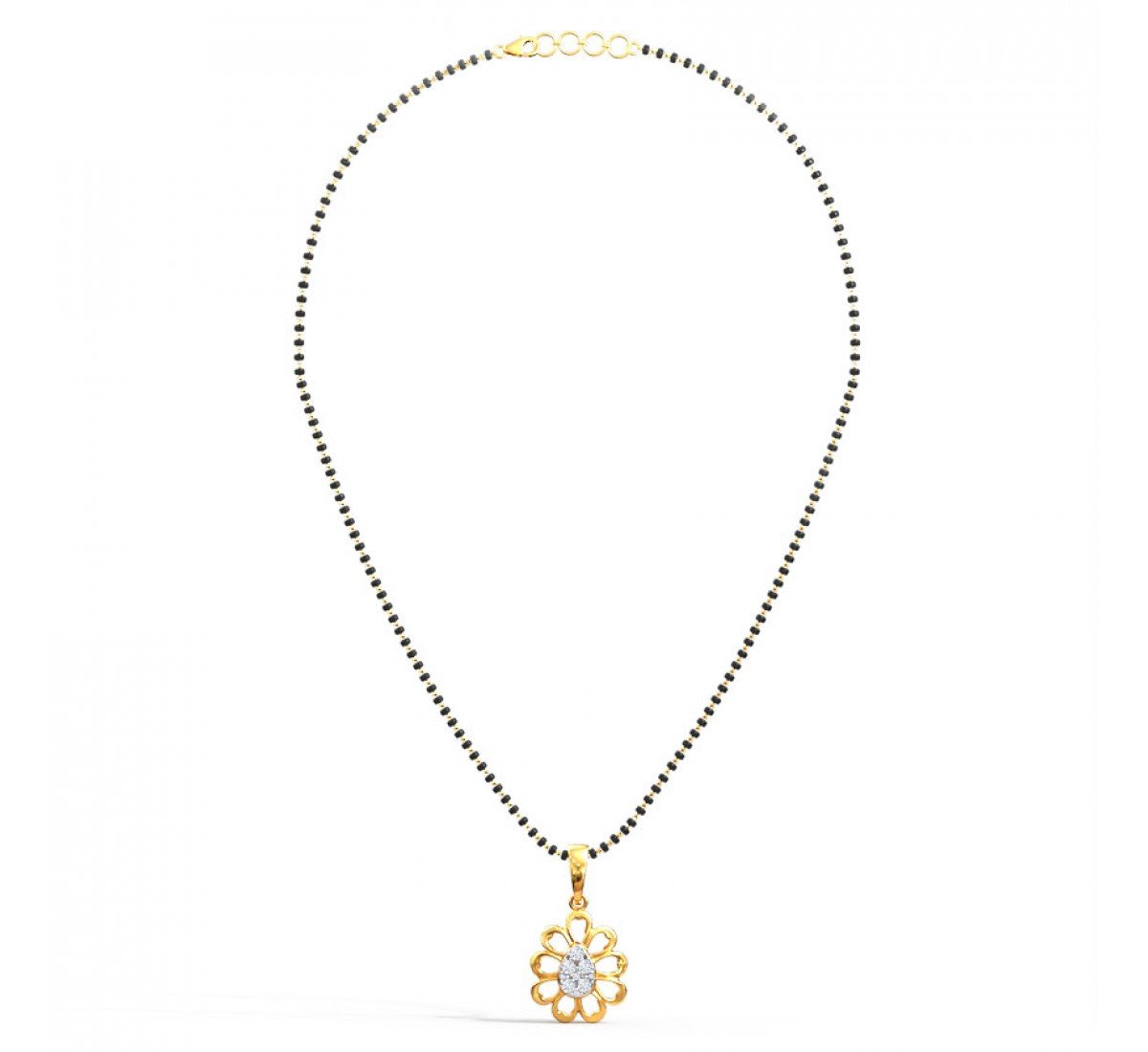 Wavelength Diamond Mangalsutra