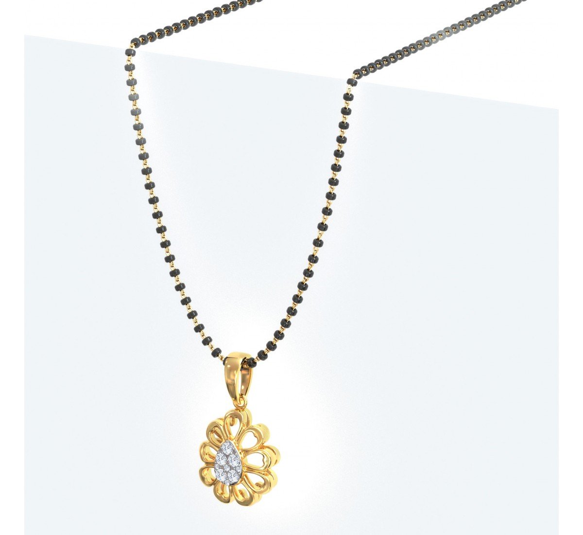 Wavelength Diamond Mangalsutra