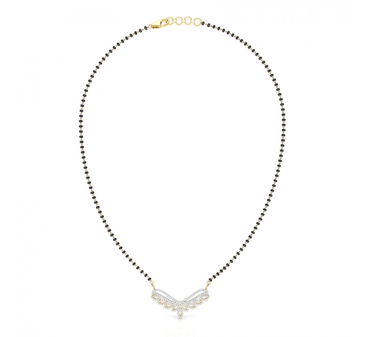 Quirkara Diamond Mangalsutra