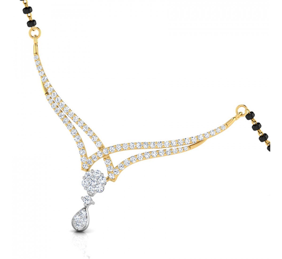 Quillify Diamond Mangalsutra