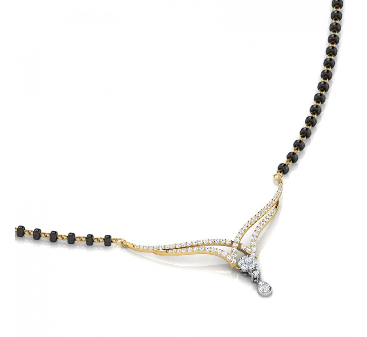 Quillify Diamond Mangalsutra