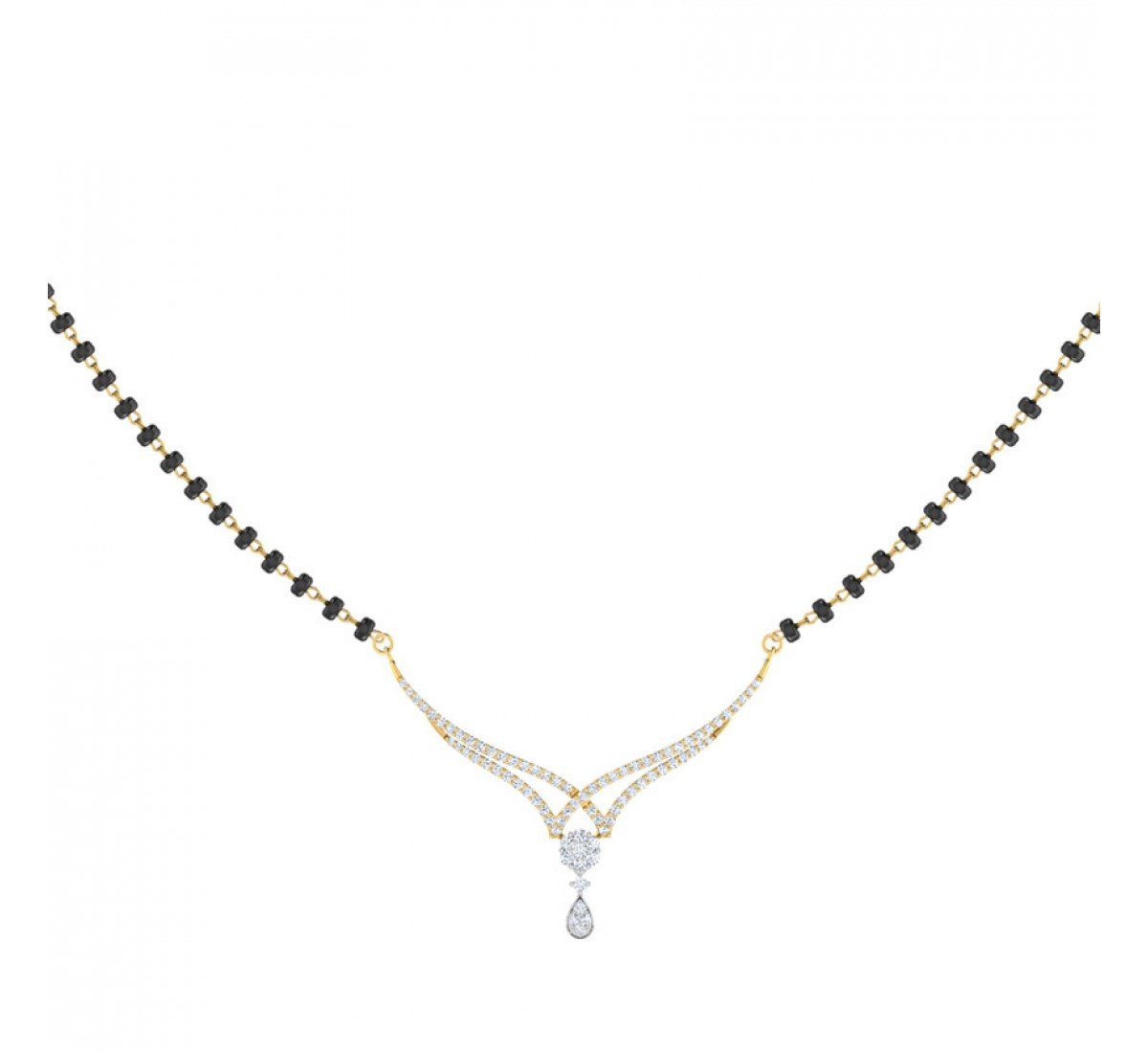 Quillify Diamond Mangalsutra