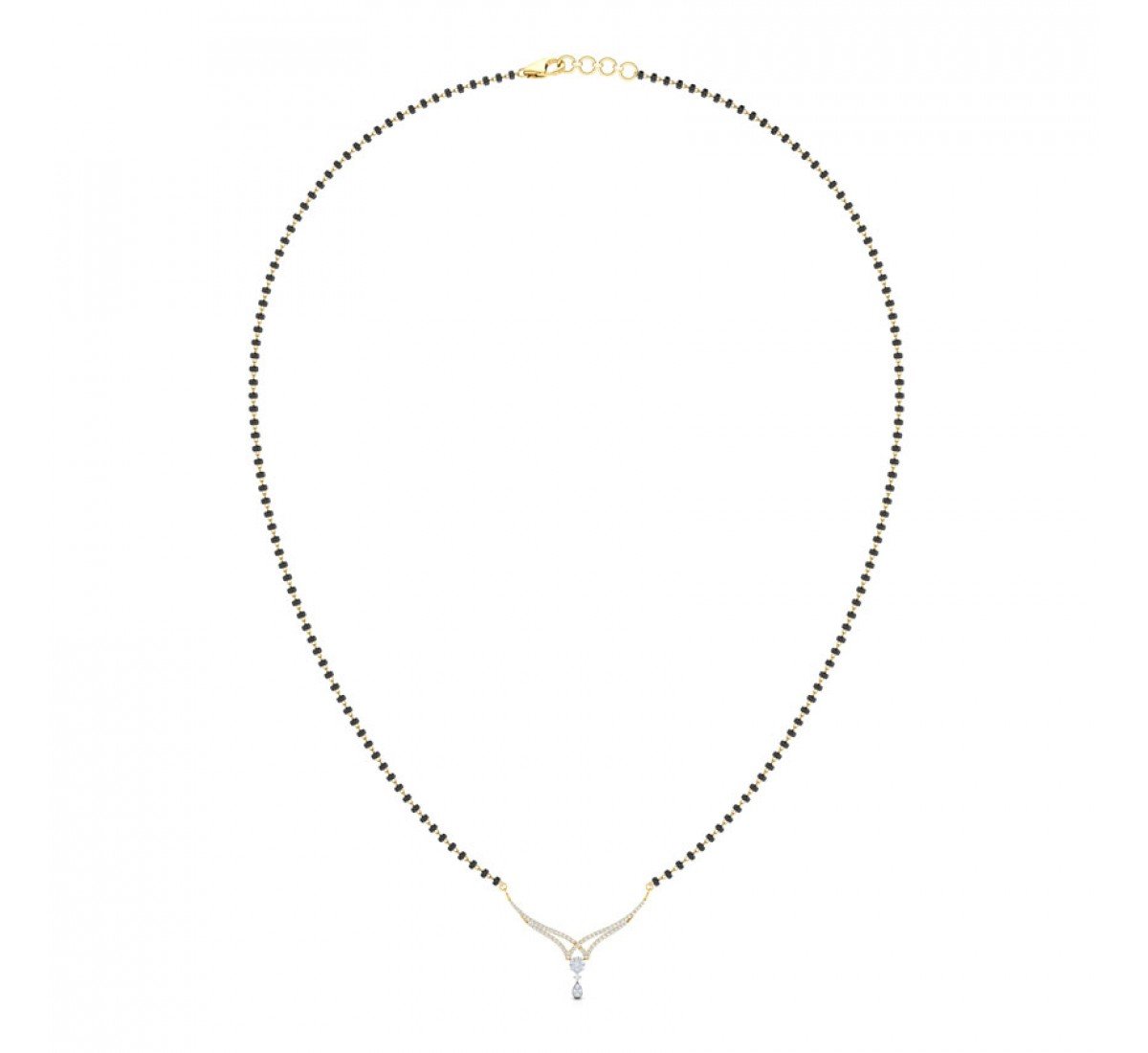 Quillify Diamond Mangalsutra