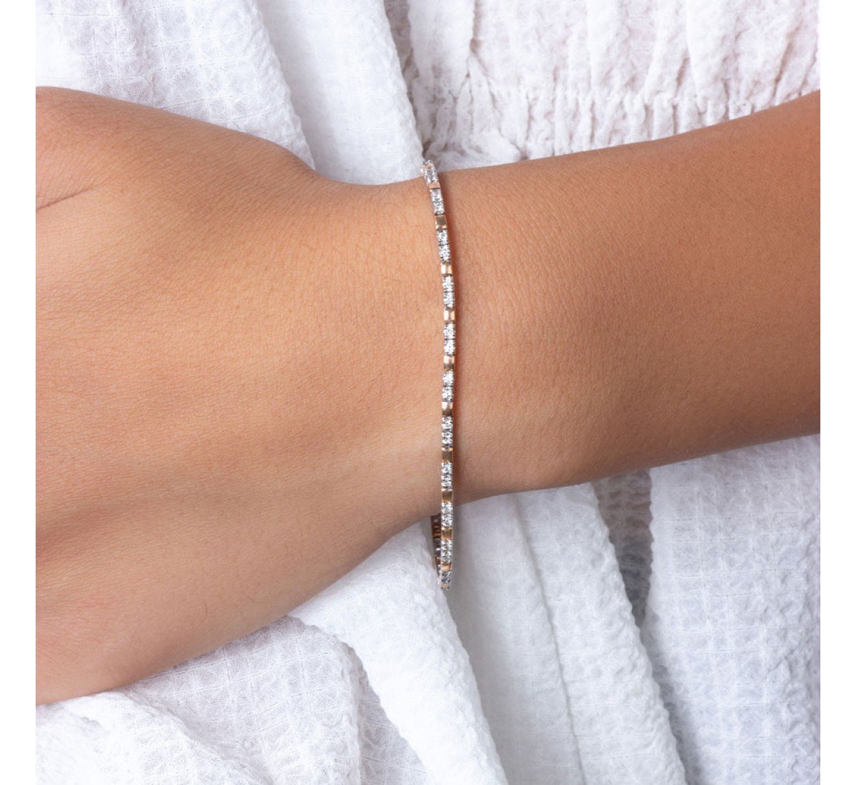 Caroline Vein Diamond Bracelet