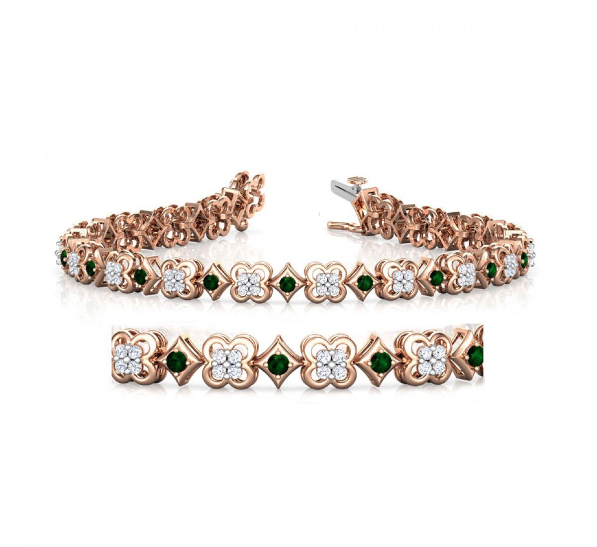 Zina Cutout Diamond Bracelet