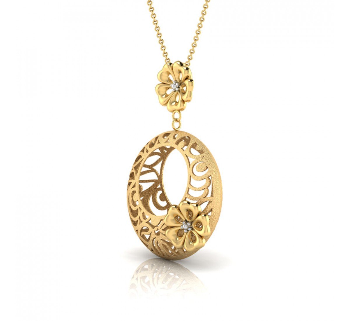 Futuraara Gold Pendant