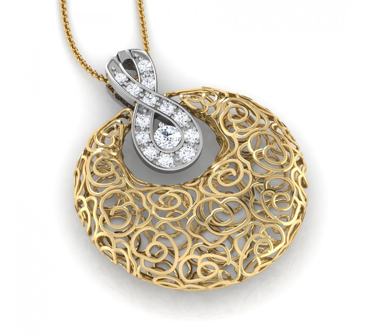 Jangleix Diamond Pendant