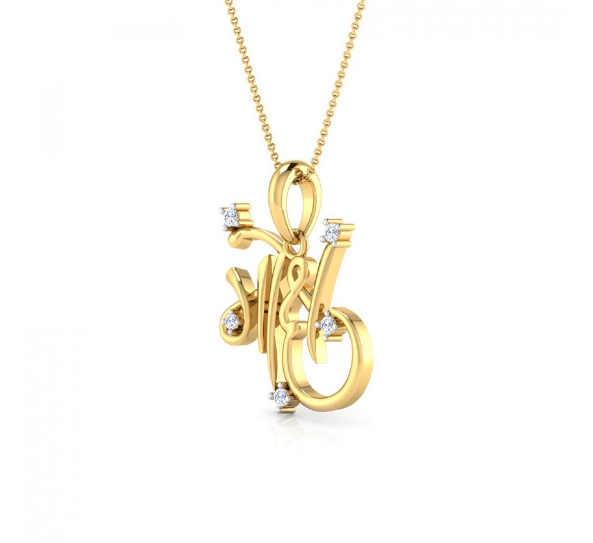 Salvation Moksha Charm Diamond Pendant