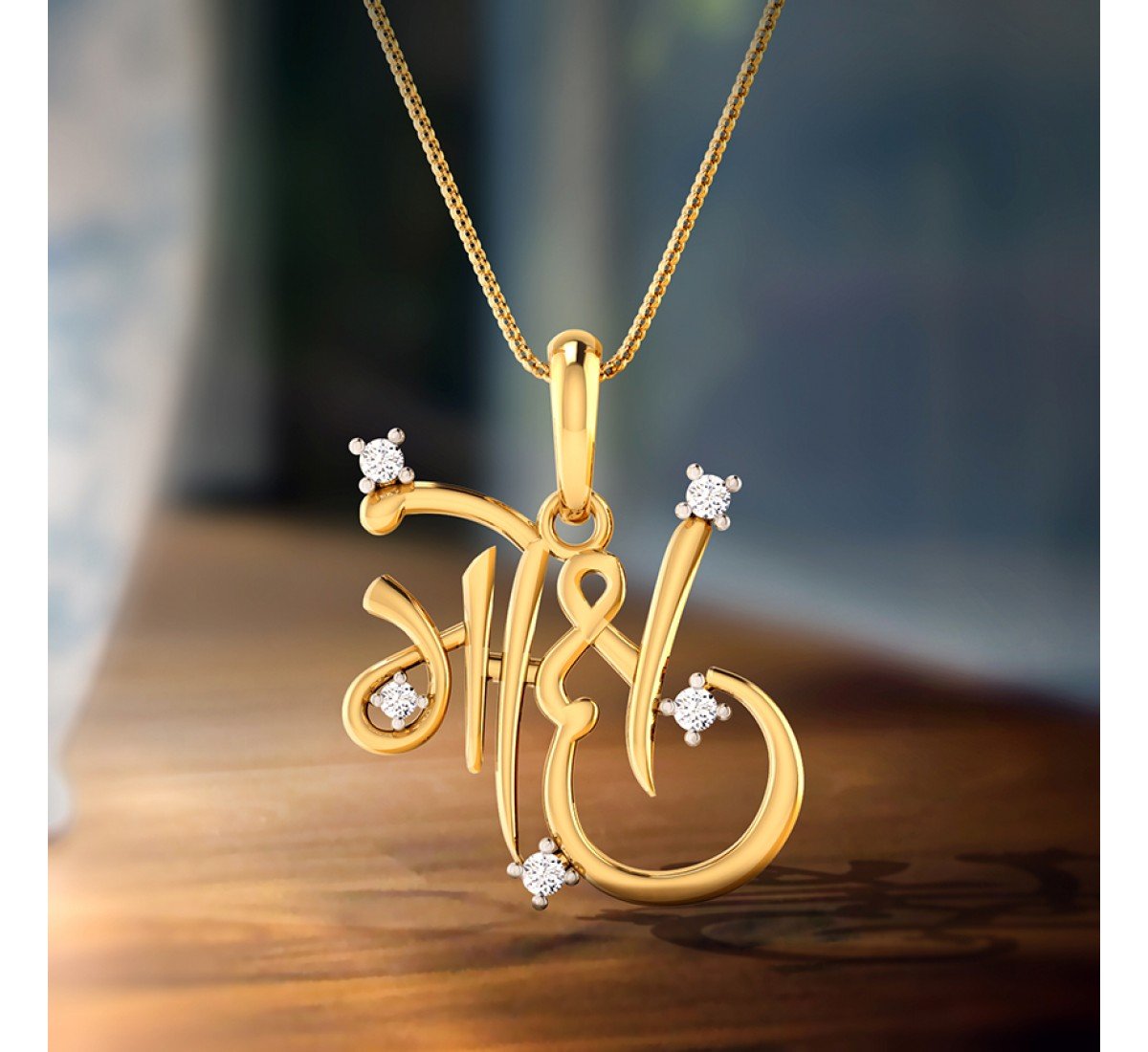 Salvation Moksha Charm Diamond Pendant