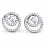 Patron Solitaire Diamond Earrings