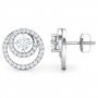 Patron Solitaire Diamond Earrings