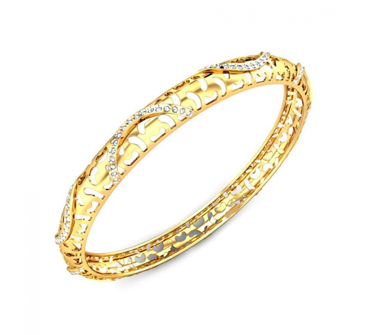 Gossamer Hyma Gold Bangles