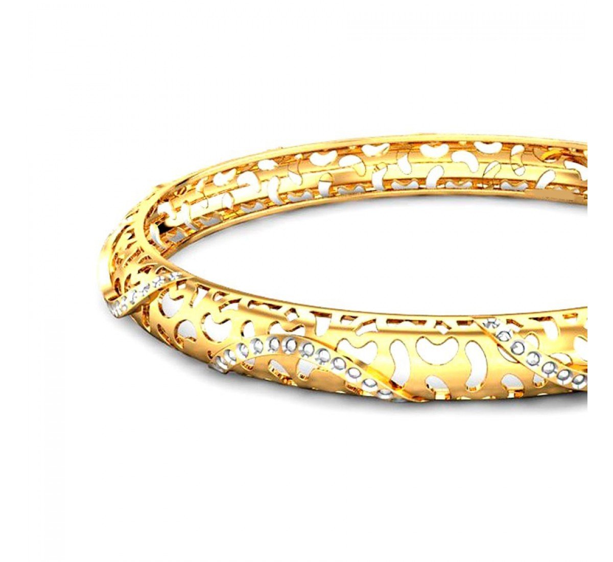 Gossamer Hyma Gold Bangles