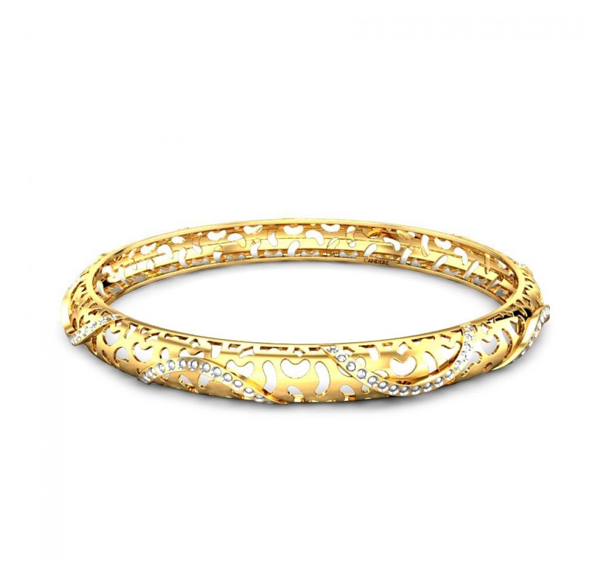 Gossamer Hyma Gold Bangles