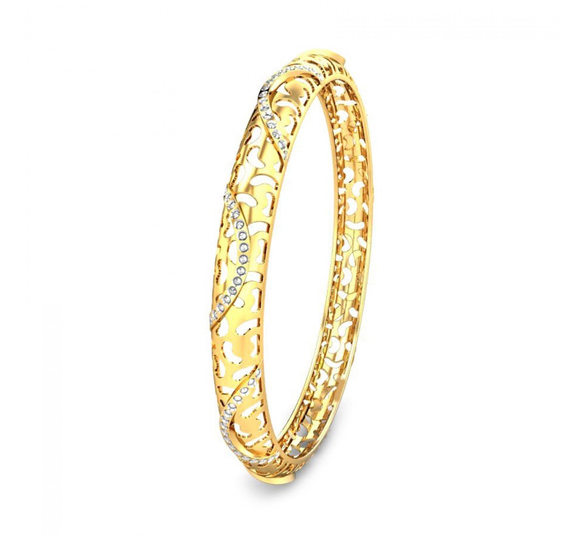 Gossamer Hyma Gold Bangles