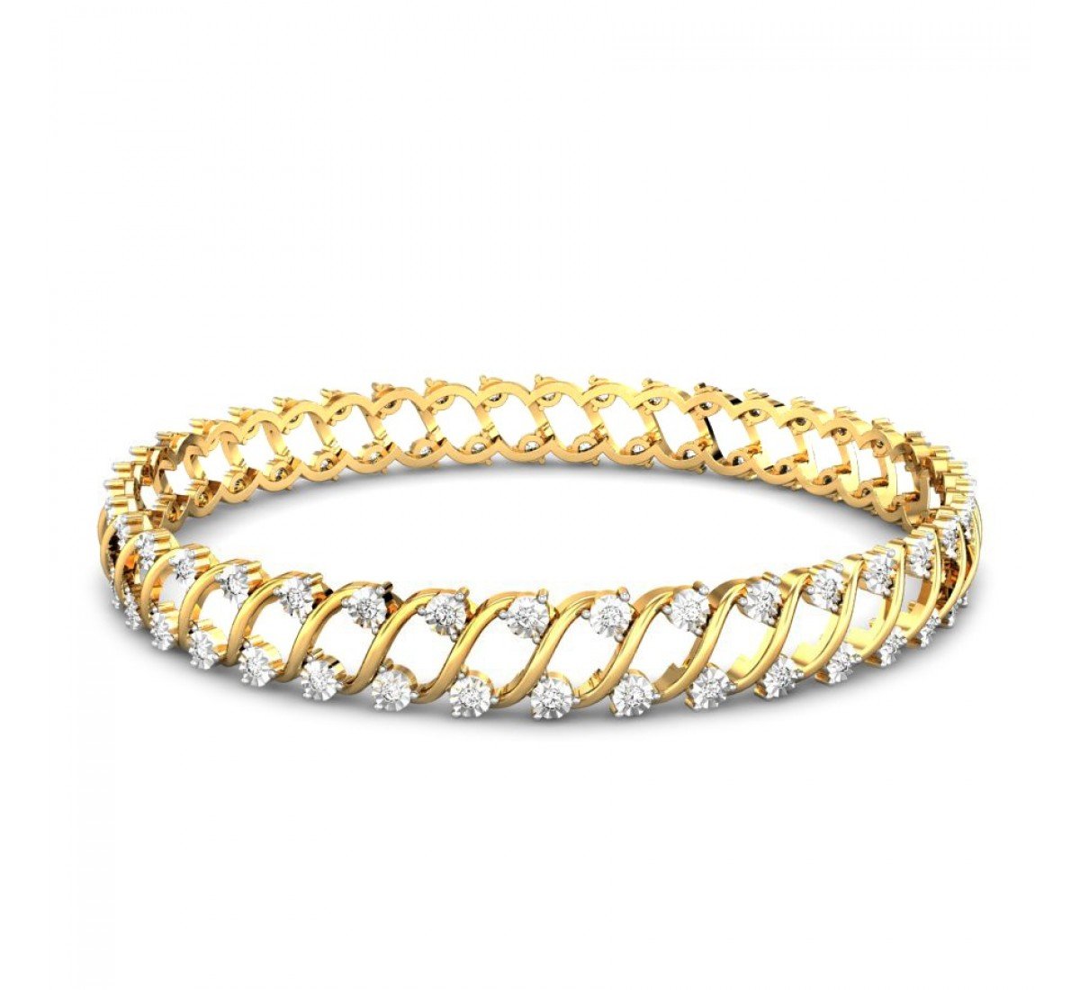 Tennis Aishi Gold Bangles