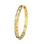 Adorn Chiselled Gold Bangles