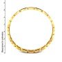 Adorn Chiselled Gold Bangles