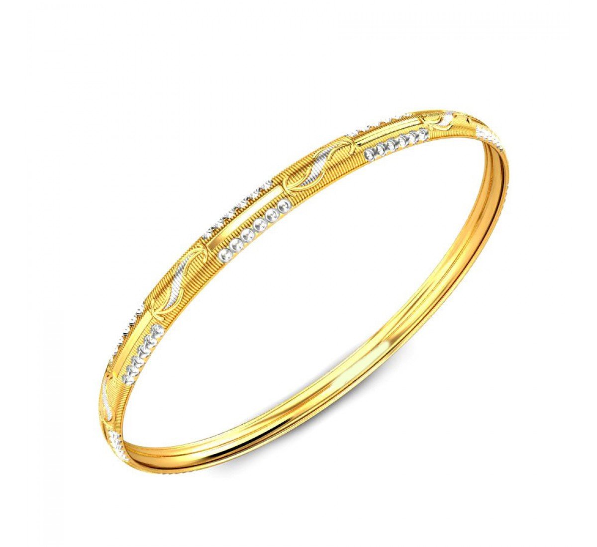 Euphoria Wave Gold Bangles