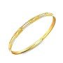 Euphoria Wave Gold Bangles