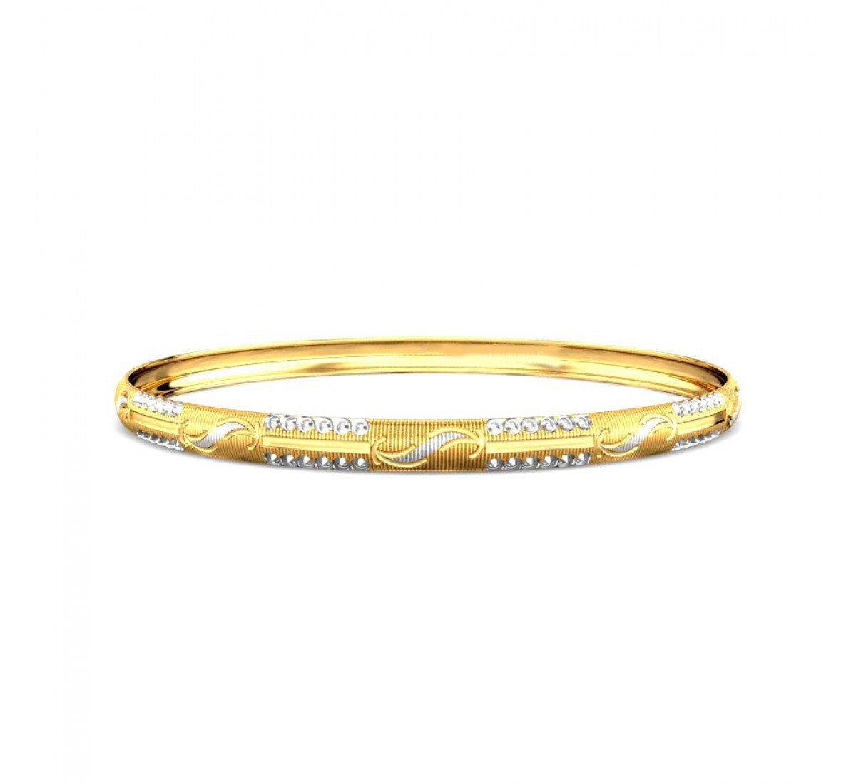 Euphoria Wave Gold Bangles