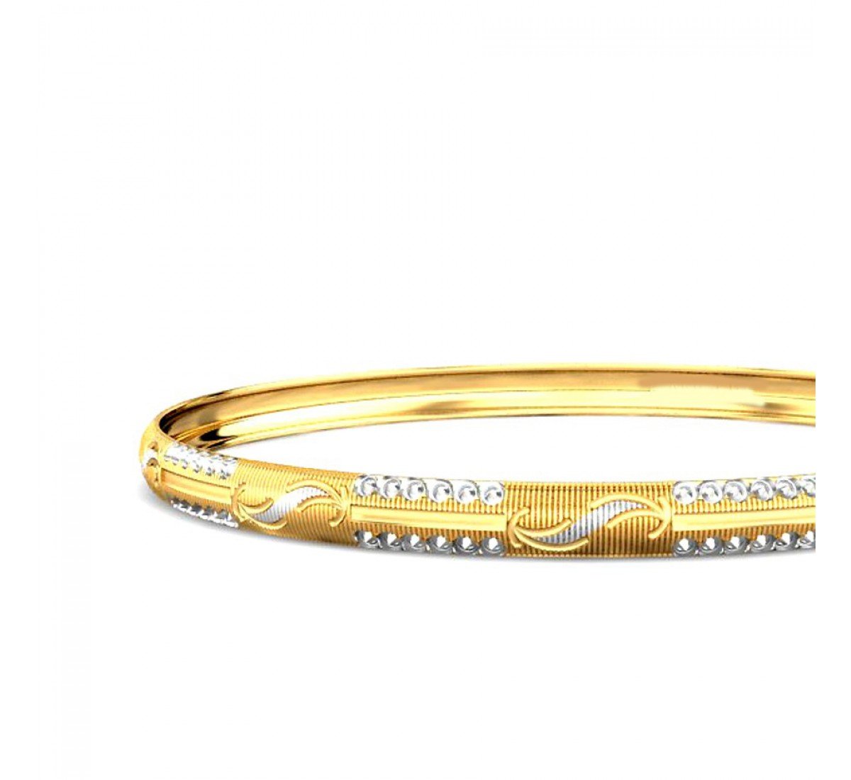 Euphoria Wave Gold Bangles