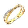 Echo Cutout Gold Bangles