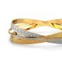 Echo Cutout Gold Bangles