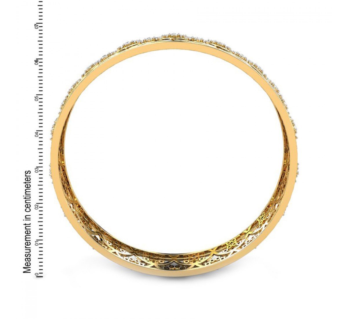 Zina Illusion Gold Bangles