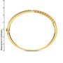 Elation Overlap Gold Bangles