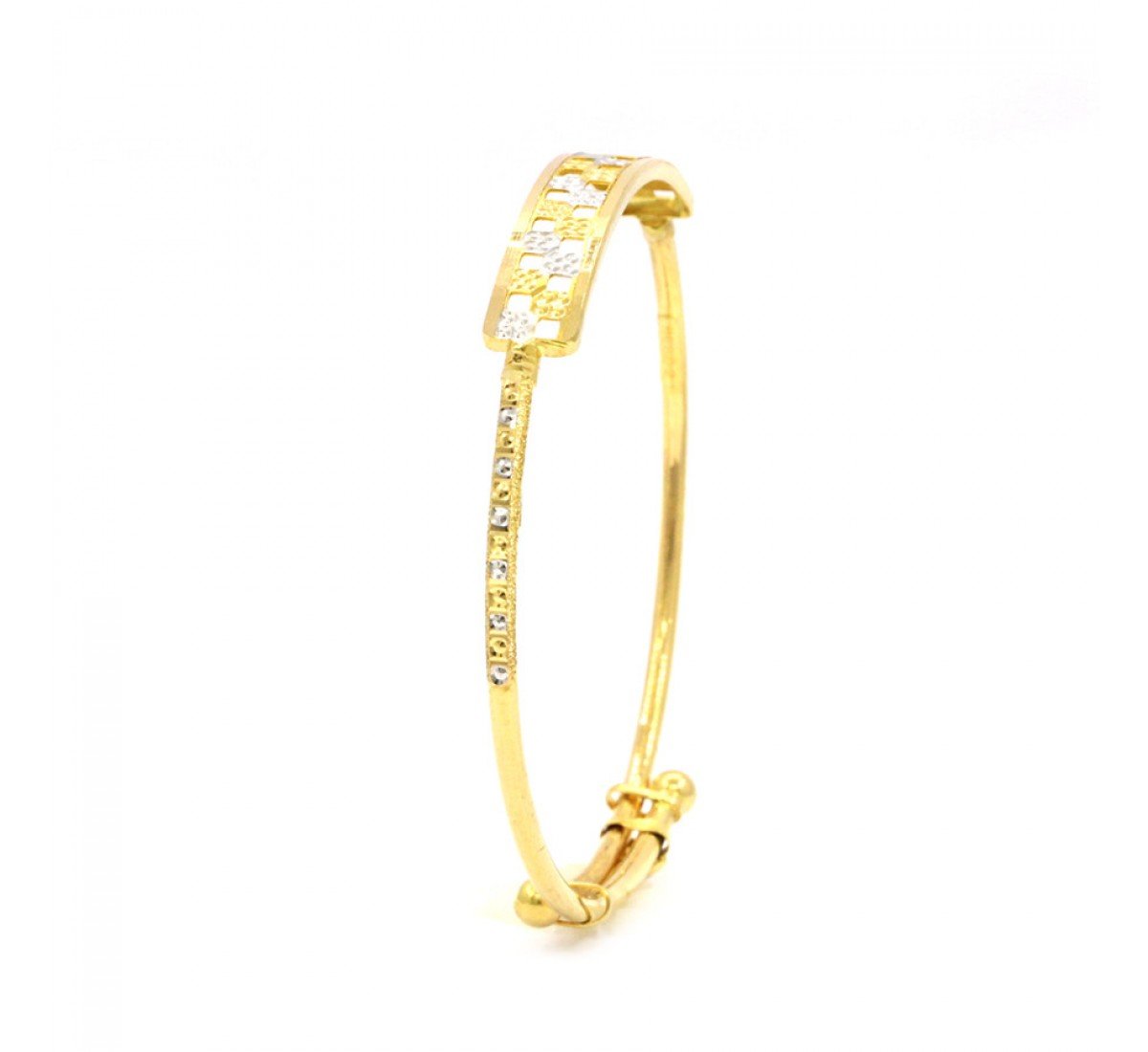 Astral Gritty Gold Bangles