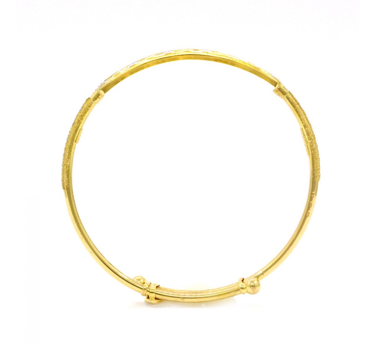 Astral Gritty Gold Bangles