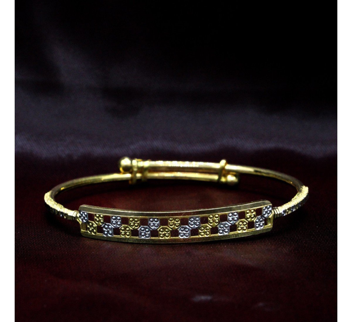 Astral Gritty Gold Bangles