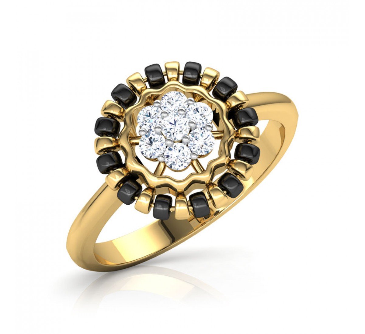 Stefanie Mangalsutra Diamond Ring