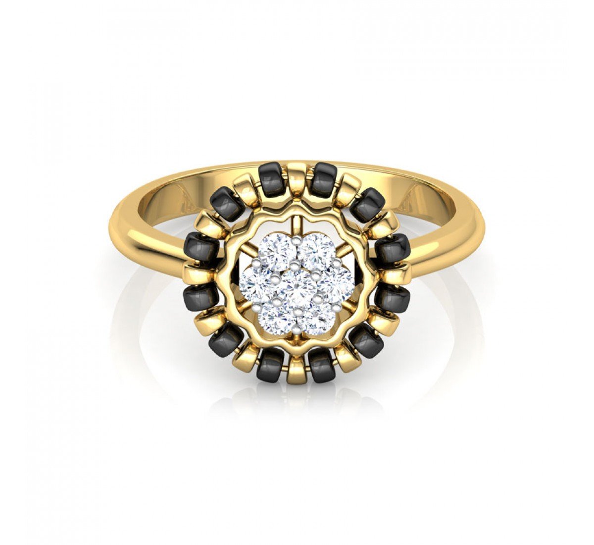 Stefanie Mangalsutra Diamond Ring